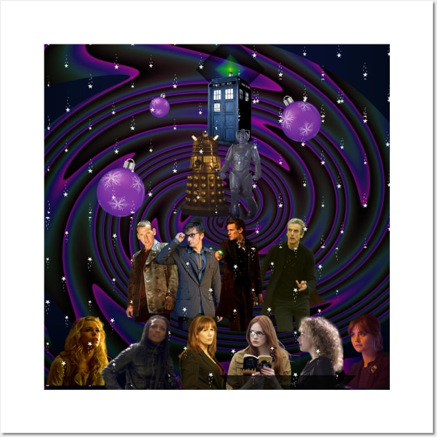 Dr Who Christmas design Wall Art by Love My..